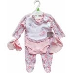Nutmeg Kojenecký komplet dívčí květy porodnice – Zboží Mobilmania