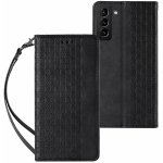 Pouzdro Mezamo Magnet Strap Case Samsung Galaxy S22 Pouch Wallet + Mini Lanyard Pendant černé – Sleviste.cz