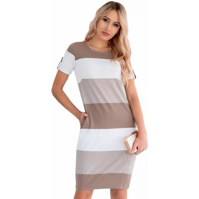 Dámské šaty SUK06 05 HAJDAN béžová – Zboží Dáma
