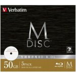 Verbatim BD-R 50GB 6x, jewel, 5ks (43846) – Zboží Živě