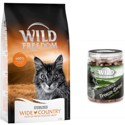 Wild Freedom Adult Wide Country Sterilised drůbeží bez obilovin 2 kg – Hledejceny.cz