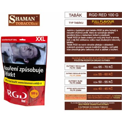 RGD red cigaretový tabák 500g – Zboží Mobilmania