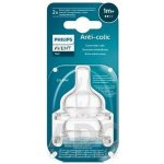 Philips Avent Dudlík Anti-colic/Classic+ 2 pomalý průtok 2 ks Bílá – Zboží Dáma