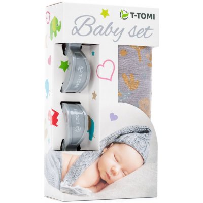 T-tomi Baby set bambusová osuška Bierdie