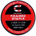 Coilology Framed Staple Předmotané spirálky Ni80 0,27ohm 10 ks – Sleviste.cz