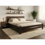 Textilomanie Paris zvýšená ořech s lamelovým roštem – Hledejceny.cz