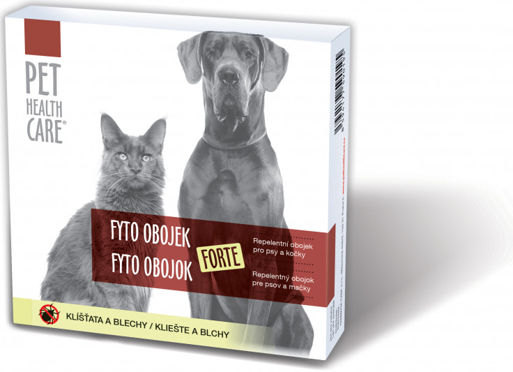 Pet Health Care Fyto Biocidní obojek pro psy a kočky 65 cm od 160 Kč -  Heureka.cz