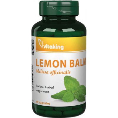 Vitaking Lemon Balm 500 mg 60 kapslí – Hledejceny.cz