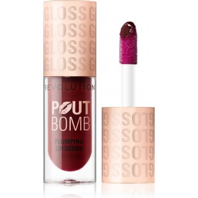 Makeup Revolution Pout Bomb lesk na rty se zvětšujícím efektem Jelly Berry Mauve 4,6 ml – Zboží Dáma