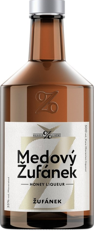 Žufánek Medový 35% 0,5 l (holá láhev)