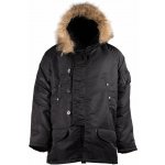 Bunda Mil-tec US pilotní N-3B basic dlouhá černá – Zboží Dáma