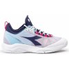 Dámské tenisové boty Diadora Speed Blushield Fly 4 + AG - white/blue print/pink yarr