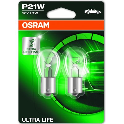 Osram Ultra Life 7506ULT-02B P21W BA15s 12V 21W – Zboží Mobilmania