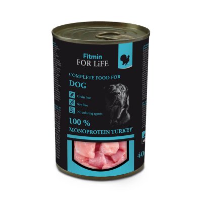 Fitmin dog tin turkey 400 g – Zboží Mobilmania