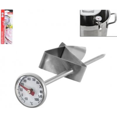 teploměr 14cm tyčkový s klipem, -10°C+100°C, zavař. se závěsem – Zboží Dáma teploměr 14cm tyčkový s klipem, -10°C+100°C, zavař. se závěsem – Zboží Dáma