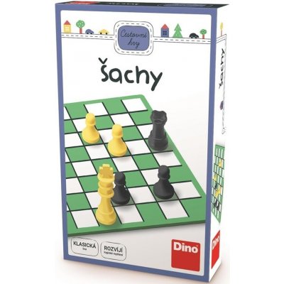 Šachy cestovní hra v krabičce 11,5x18x3,5cm – Hledejceny.cz