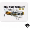 Podložky pod myš Podložka pod myš Striker Messerschmitt Bf 109 - bílá