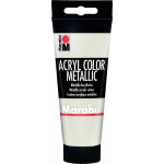 Marabu Acryl Color akrylová barva bílá metalická 100 ml – Zbozi.Blesk.cz