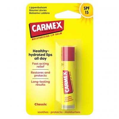 Carmex Original Stick SPF15 ochranný balzám na popraskané rty 4,25 g – Zboží Dáma