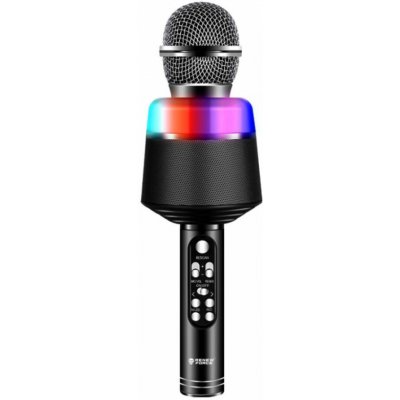 Bluetooth karaoke mikrofon s reproduktorem WM 100 Black – Sleviste.cz