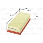 Vzduchový filtr VALEO 585102 – Hledejceny.cz