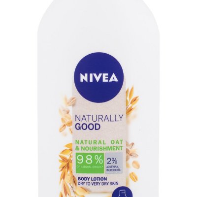 Nivea Naturally Good oves tělové mléko 350 ml – Zboží Mobilmania