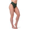 Nebbia High-waist sporty bikini bottom 555 tmavě zelená