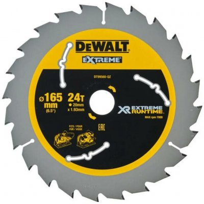 DeWALT DT99560 Pilový kotouč 165x20mm, 24 zubů FLEXVOLT – Hledejceny.cz