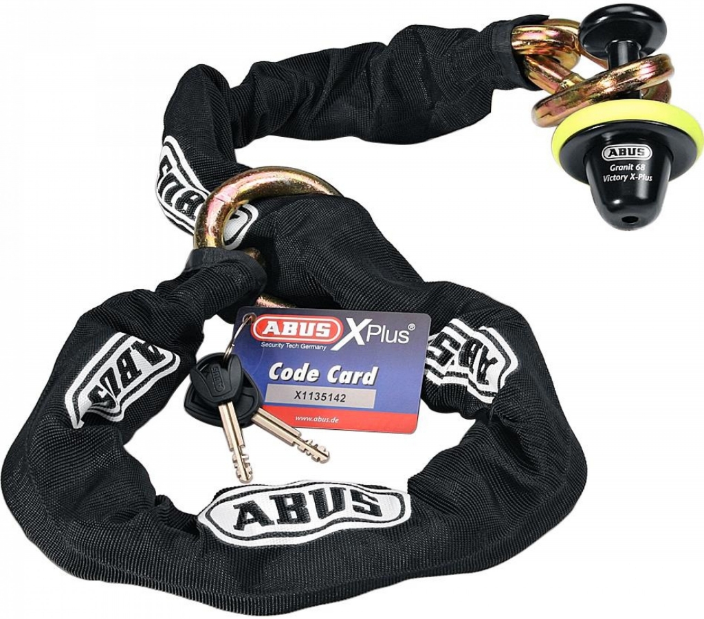 Lucchetto Bici ABUS Granit Victory X-Plus 68 - 14mm Giallo Antifurto Con Cavo Rollup - Foto 7