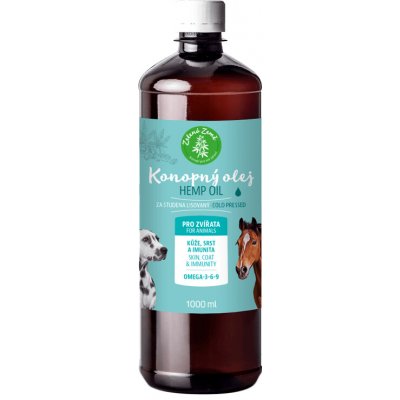Zelená Země Konopný olej pro zvířata 1000 ml – Hledejceny.cz