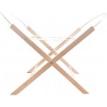 Ahojbaby Stojan na Mojžíšův košík pro miminko Smart Natural bez laku – Zboží Mobilmania