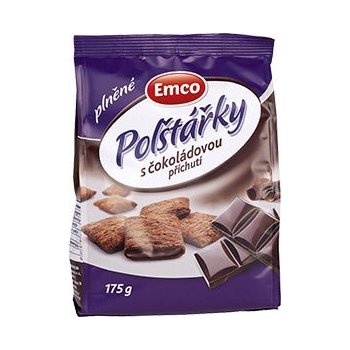 Emco Plněné polštářky s čokoládovou příchutí 175 g