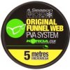 Výroba nástrahy Korda PVA Punčocha Funnel Web Hexmesh Refill 5 m 40 mm