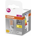 Osram Base PIN LED kolíková žárovka G9 4,2 W 470 lm 5 ks 4058075758087 – Zboží Mobilmania