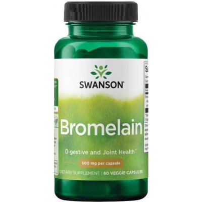 Swanson Bromelin 500 mg 60 kapslí
