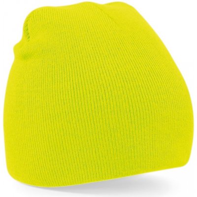 Beechfield čepice pletená Original Pull-On žlutá fluorescentní