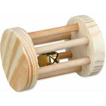 Trixie dřevěný míček s rolničkou hračka pro morče králíka 6 cm – Zboží Mobilmania