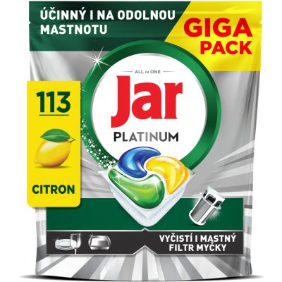 Jar Platinum Lemon kapsle do myčky 113 ks – Sleviste.cz
