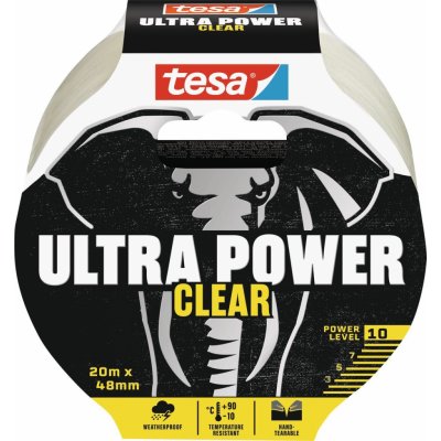 Tesa 56497-00000-00 Opravná lepicí páska Ultra Power Clear 20 m × 48 mm – Zboží Mobilmania