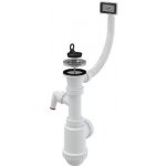 Sifon dřezový s nerezovou mřížkou pr.70, flexi přepadem a přípojkou – Zbozi.Blesk.cz