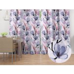 Biante Bavlněný závěs Sandra SA-333 Velké květy magnolie a kaly 150x190 cm – Hledejceny.cz