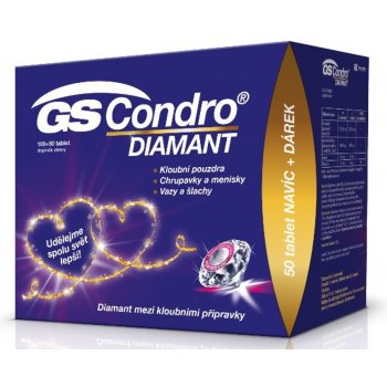 GS Condro Diamant 150 tablet od 587 Kč - Heureka.cz