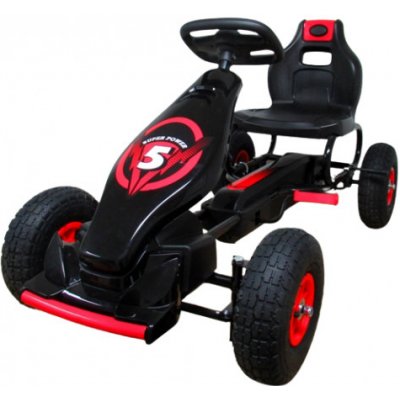 Mamido Dětská šlapací motokára G8 červená – Sleviste.cz
