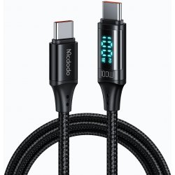Mcdodo CA-1100 USB-C na USB-C, 100 W, 1,2m, černý
