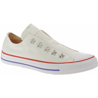 Converse boty Chuck Taylor All Star Teen Slip Starware 564971/Vintage white/Habanero Red – Sleviste.cz