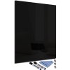 Tabule Glasdekor Magnetická skleněná tabule 120 x 90 cm černá