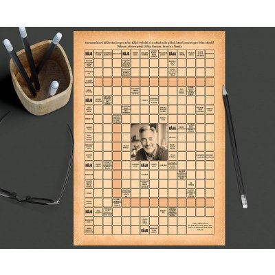 Narozeninová křížovka pro narozeninové noviny – Zboží Dáma