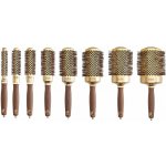 Olivia Garden kartáč Expert Blowout Shine Gold & Brown 65 mm – Zboží Mobilmania