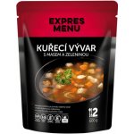 Expres Menu Kuřecí vývar s masem a se zeleninou 600 g – Zbozi.Blesk.cz