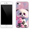 Pouzdro a kryt na mobilní telefon Apple mmCase Gelové iPhone SE 2022 - roztomilá panda 1